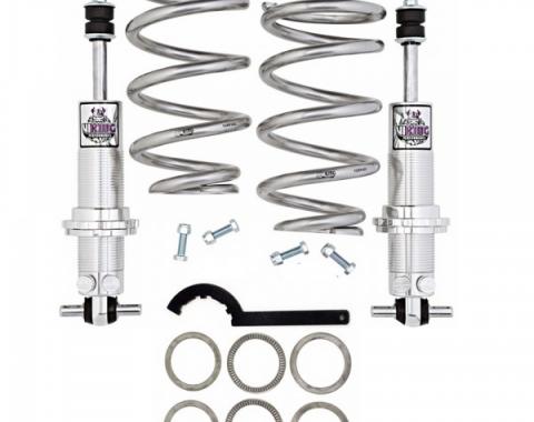 Corvette Shark Bite Front Coilover Suspension Kit, Double Adjustable Shocks, Big Block, 1963-1982