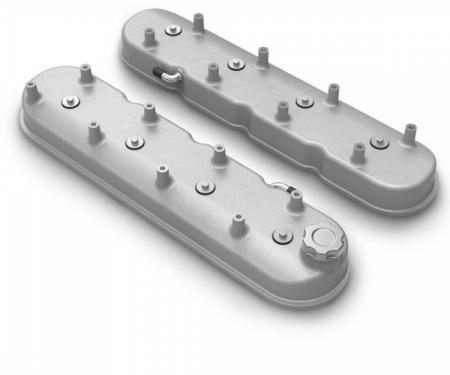 Holley LS Valve Covers, Tall, Natural Finish | 241-110 1997-2013