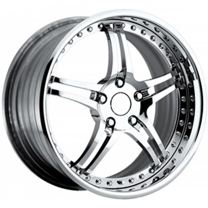 Corvette Forged Wheel Set, 18"/19", Chrome, Z06/Grand Sport, 2005-2013