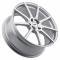 Corvette Wheel, Interlagos, 20x10.5'' Silver, One Piece Wheel, Rear Only, 1984-2017