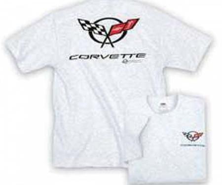 Corvette T-Shirt, Ash, Super Bold C5
