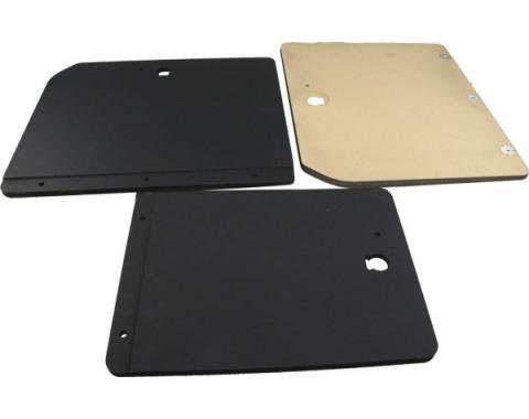 Corvette Rear Compartment Unit Doors, 3 Piece Set Fiberboard, 1968-1979