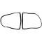 Corvette Weatherstrip, T-Tops, Latex, 1968-1977 Early