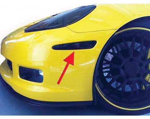 Corvette Smoked Front Side Markers, 2005-2013