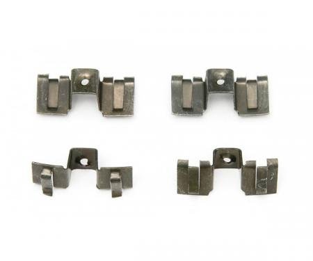 Corvette Windshield Moulding Retainers, Lower Inside 4 Piece, 1963-1967