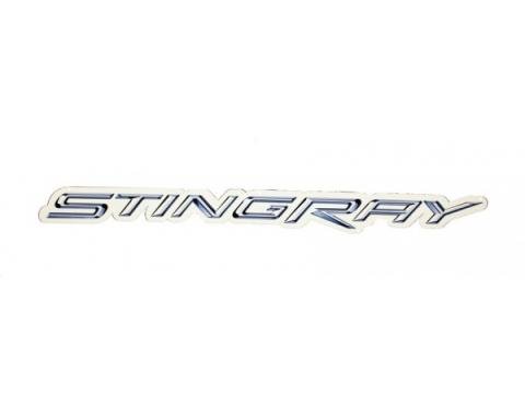 Corvette Metal Sign, C7 Stingray Script 32" X 3"