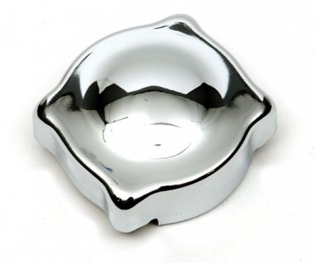 Corvette Oil Filler Tube Cap, Chrome, 1963-1965