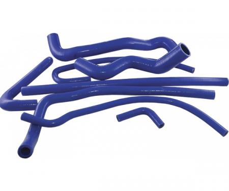 Corvette Radiator Hose Kit, Blue Silicone, 1997-2004