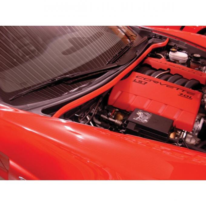 Corvette Weatherstrip Kit, Engine Compartment, Red, 2005-2007