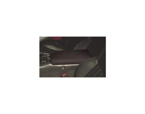 Corvette Custom Center Console Door Cover, EZ Fit, Black, 1997-2004