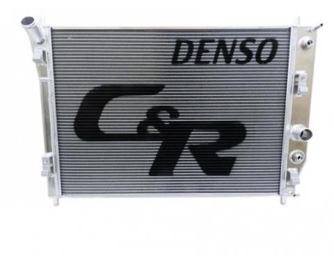 Corvette C&R Racing OE Fit Radiator, High Performance / Race Track, 48mm Denso, No Oil Cooler, 2005-2013