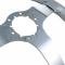 Corvette Steering Wheel,Leather Wrapped, Chrome 3-Spoke, Best Quality Upgrade, 1977-82