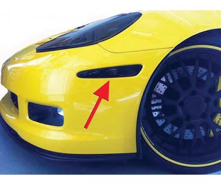 Corvette Smoked Front Side Markers, 2005-2013