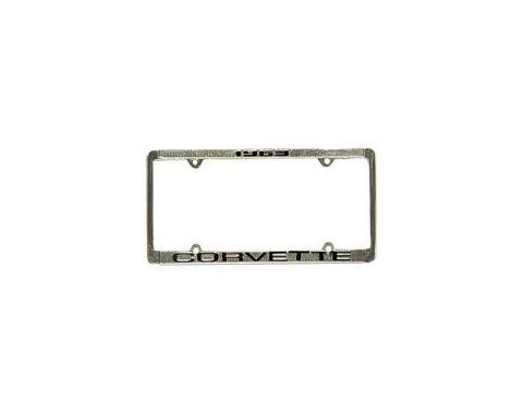 Corvette Chrome License Frame, 1963-1982