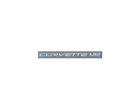 Corvette Fuel Rail Letter Set, LS3, Gloss White, 2008-2013