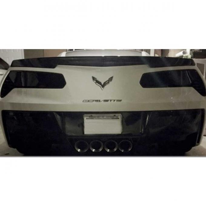 Corvette - Taillight Blackout Cover Kit, Full, Acrylic, 2014-2019