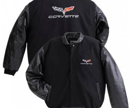 Corvette Jacket, Varsity Style, With C6 Logo