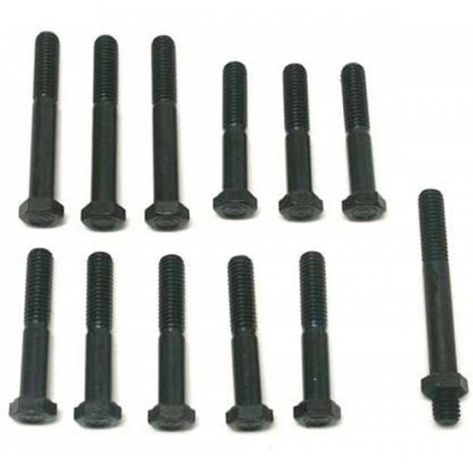 Corvette Exhaust Manifold Bolt Set, 1962-1965, Fuel Injection, 1963-1965