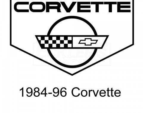 Legendary Auto Interiors Ltd  Rubber Floor Mats, With C4 Logo| 25-13662 Corvette 1984-1996