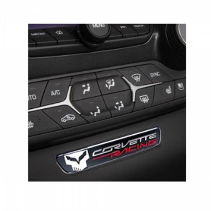 Corvette Jake Racing Logo Interior Badge, 2014-2017