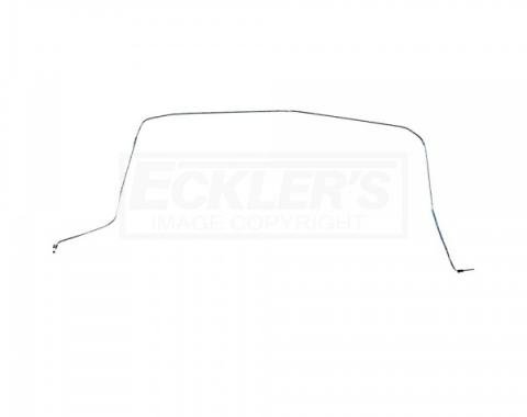 Corvette Front Crossover Brake Lines, Stainless Steel, 1970-1973