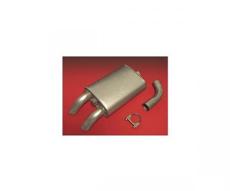 Corvette Muffler, Left Or Right, Stock Style, Quiet-Flow, Walker, 1984