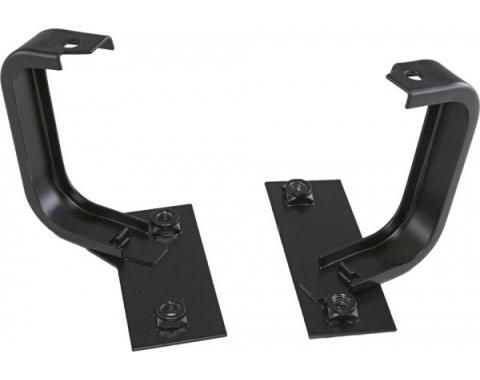 Corvette Radiator Support Brackets, Upper, With 27.5" Copper Core, 1969-1976