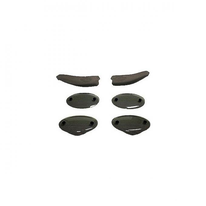 Corvette Black-Out Light Kit, Front & Rear, Carbon Fiber, 1997-2004