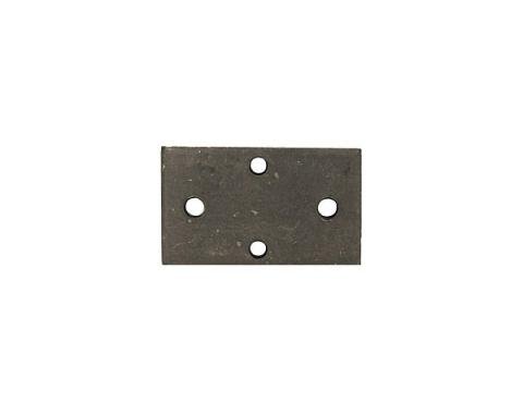 Corvette Under Body Seat Mounting Plate, Rear Underbody, 1963-1966