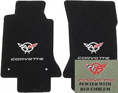 Lloyd Mats, Floor Mats With Double C5 Logos, Velourtex| 56791 Corvette 1997-2004