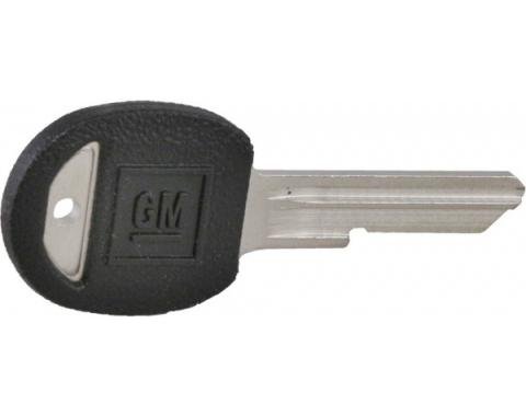 Corvette Door Key, Oval, Covered, 1971, 1975, 1979, 1984-1986