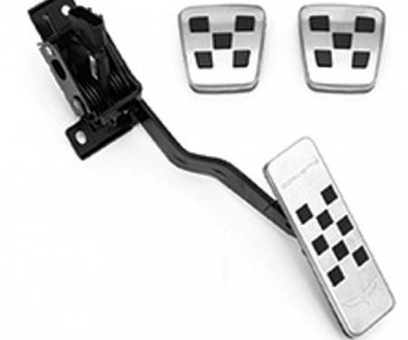 Corvette Pedal Covers, Gas, Brake & Clutch, With Manual Transmission, 2005-2013