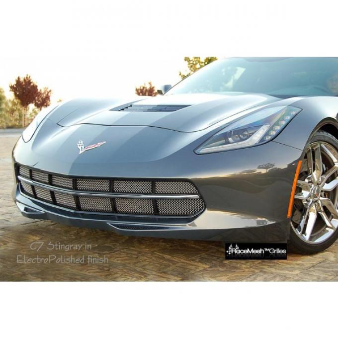 Corvette Stingray Stainless Steel Mesh Grille, 2014-2017