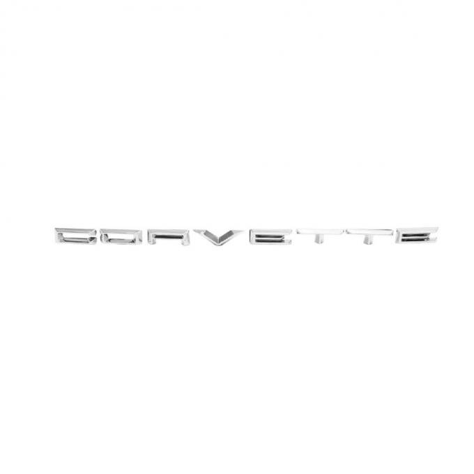 Trim Parts 61-62 Corvette Front Letters, CORVETTE, without Studs, Set 5096