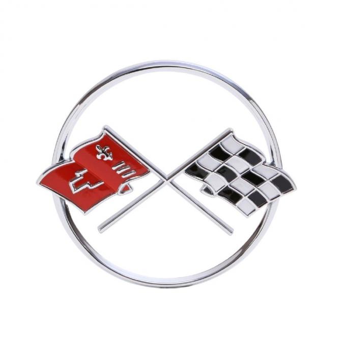 Trim Parts 62 Corvette Nose Emblem, without studs, Each 5206