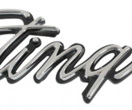 Corvette Emblem, Front Side Fender, Stingray, 1974-1976