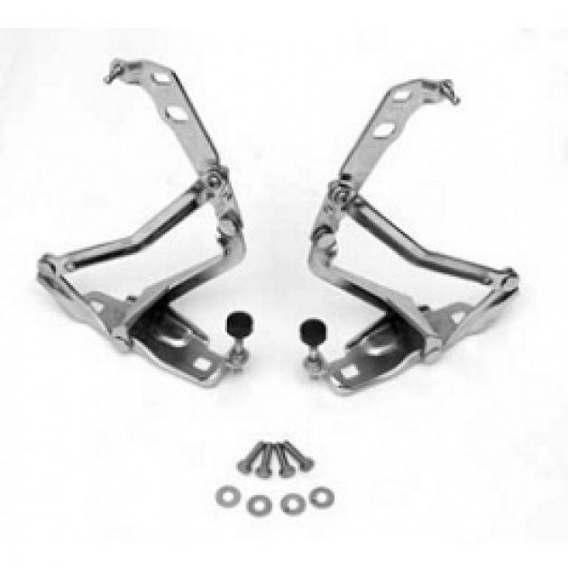 Corvette Hood Hinges, Chrome, 19972004