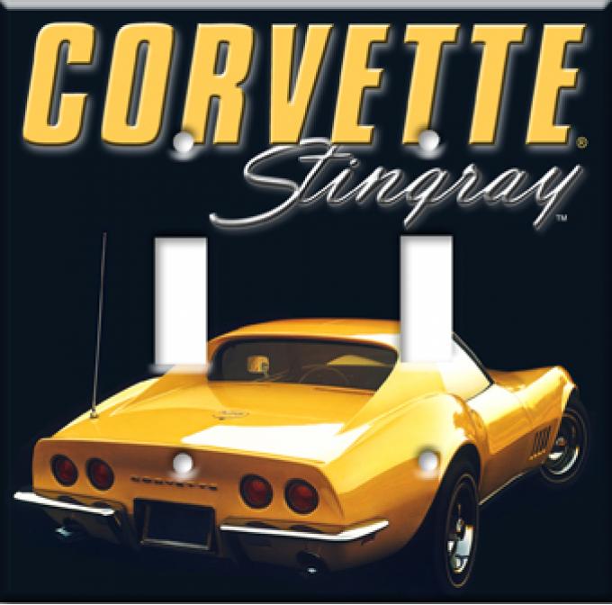 69 Corvette Coupe Switchplate