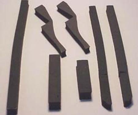 Corvette Radiator/Fan Shroud Seal Kit, With L82 or Air Conditioning, 1978