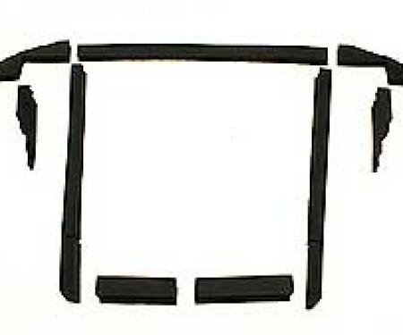 Corvette Radiator/Fan Shroud Seal Kit, L48, Without Air Conditioning 1980 or Without Heavy Duty Radiator, 1981