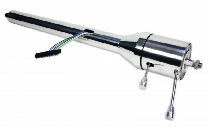 ididit Universal 28" Tilt Floor Shift, Polished Aluminum 1030280040
