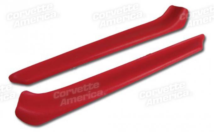 Corvette Armrest Patches, Red (30), 1968-1972