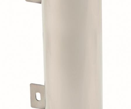 Mr. Gasket Overflow Tank, 3 Inch Diameter 10 Inch Height Polished Stainless Steel 9133