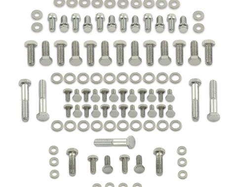 Mr. Gasket Deluxe Engine Bolt Kit, Chrome 5001