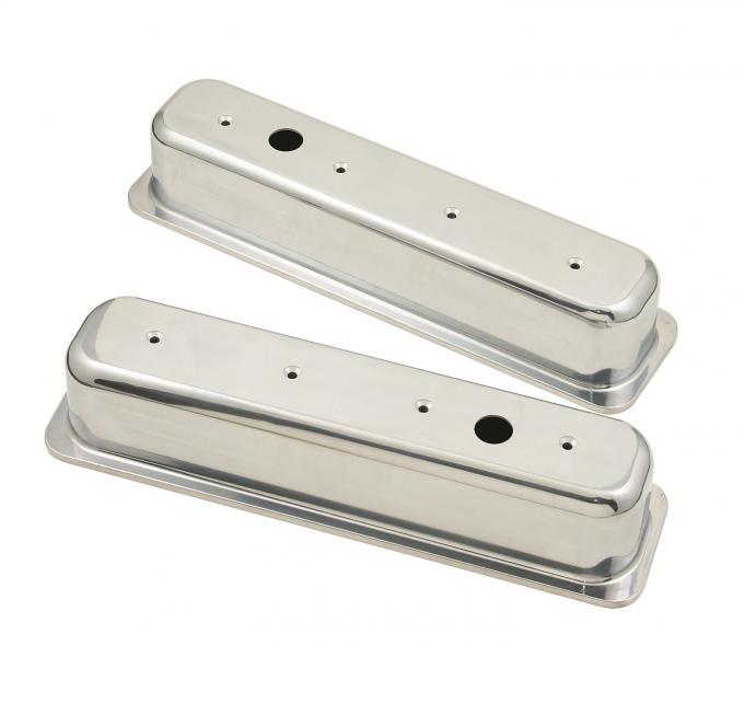 Mr. Gasket Polished Aluminum Tall-Style Valve Covers 6870G