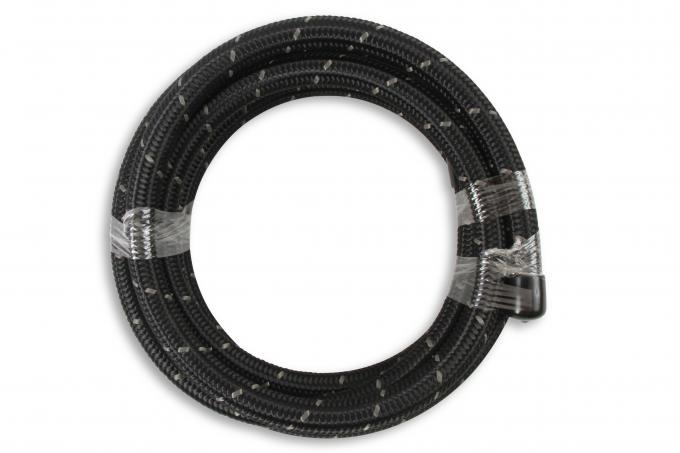 Mr. Gasket Black Nylon Braided Hose 8 AN, 10 Feet 841008