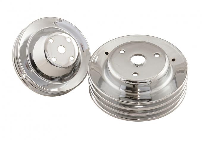 Mr. Gasket Chrome Plated Pulley Set 4963