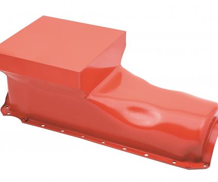 Mr. Gasket Low Profile Oil Pan, Orange 7606G