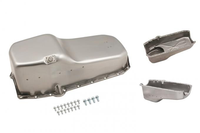 Mr. Gasket Oil Pan, Natural Unfinished Steel 9425