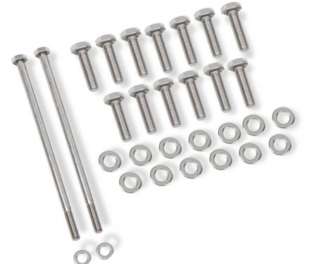 Mr. Gasket Oil Pan Bolt Set, Stainless Steel 60850G